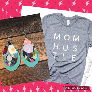 Shirt and earring set!